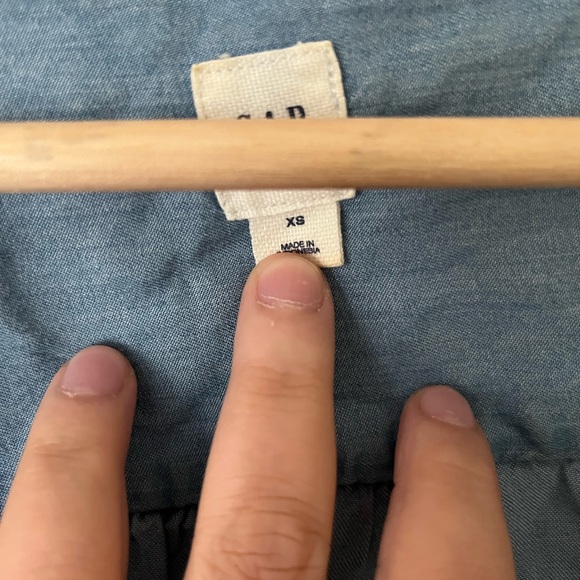 Gap Denim Wrap Dress - Picture 2 of 2